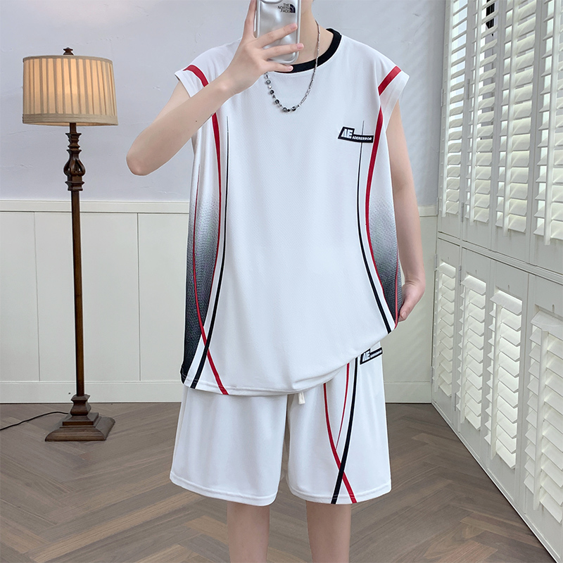 Streetwear Zipper - Men's Casual 2-Piece Sportswear Set Streetwear