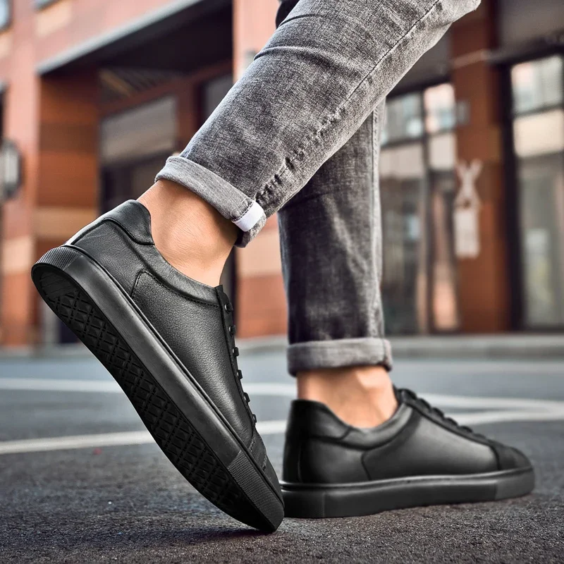 Men Fashion Brand Genuine Leat - đánh giá và giá Streetwear Brand Shoes