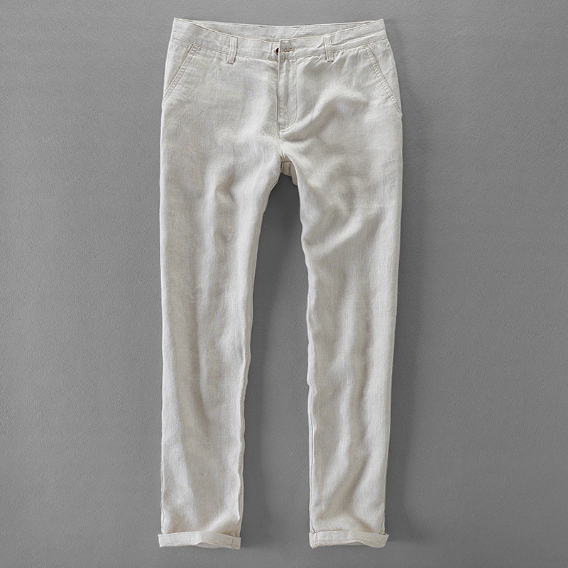 New Designer Pure Linen Fashio - đánh giá và giá Streetwear Brand Pants
