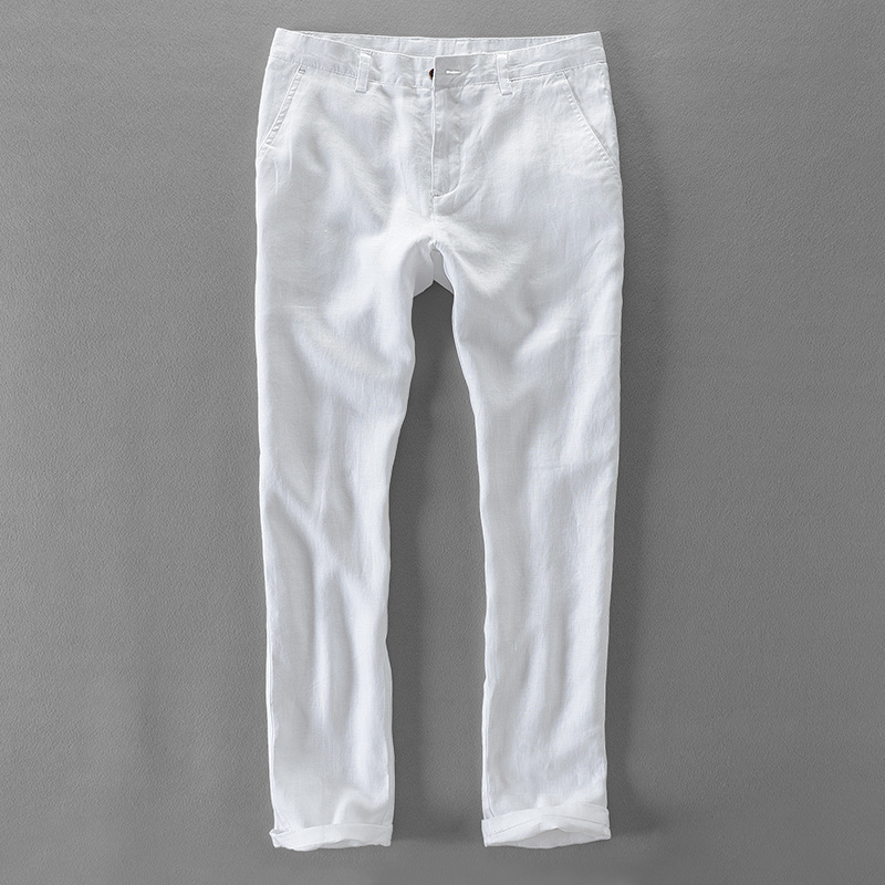 New Designer Pure Linen Fashio - đánh giá và giá Streetwear Brand Pants