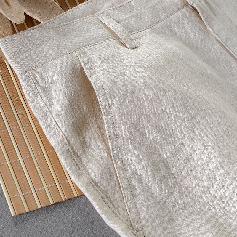 New Designer Pure Linen Fashio - đánh giá và giá Streetwear Brand Pants