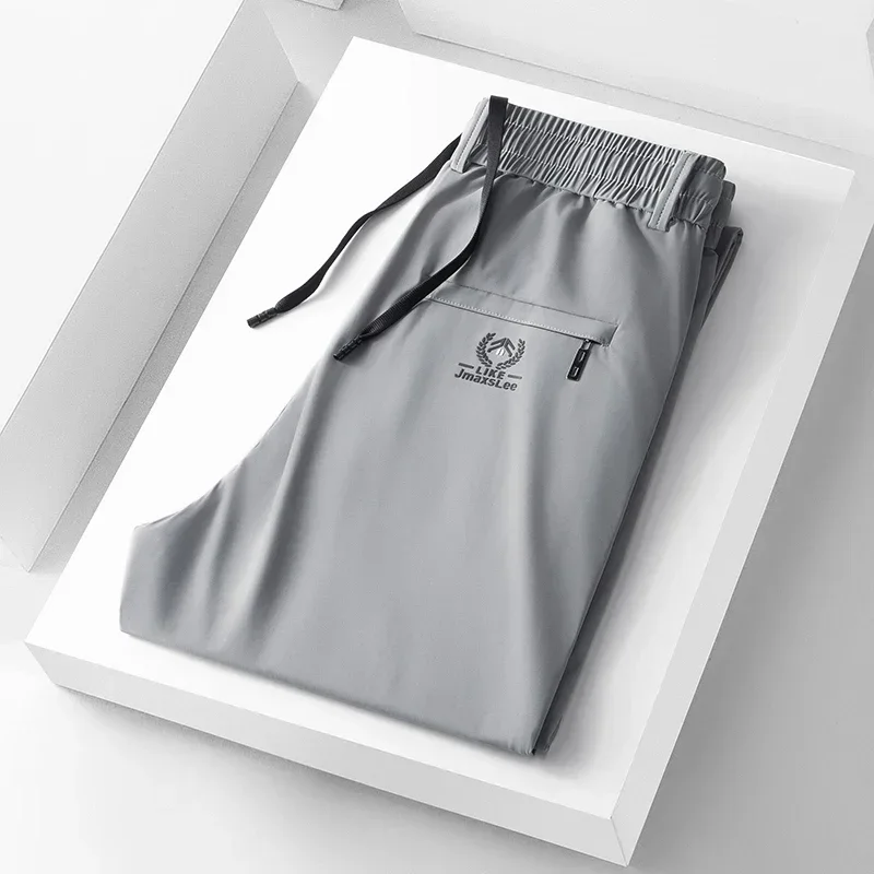 2024 Summer Soft Ice Silk Fabr - đánh giá và giá Streetwear Brand Pants