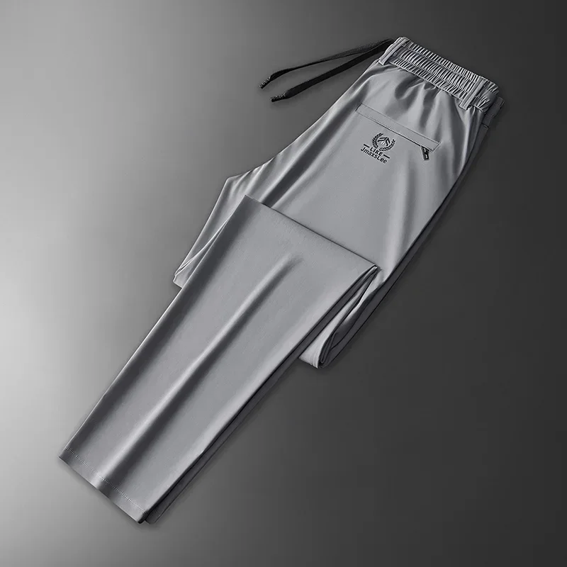 2024 Summer Soft Ice Silk Fabr - đánh giá và giá Streetwear Brand Pants