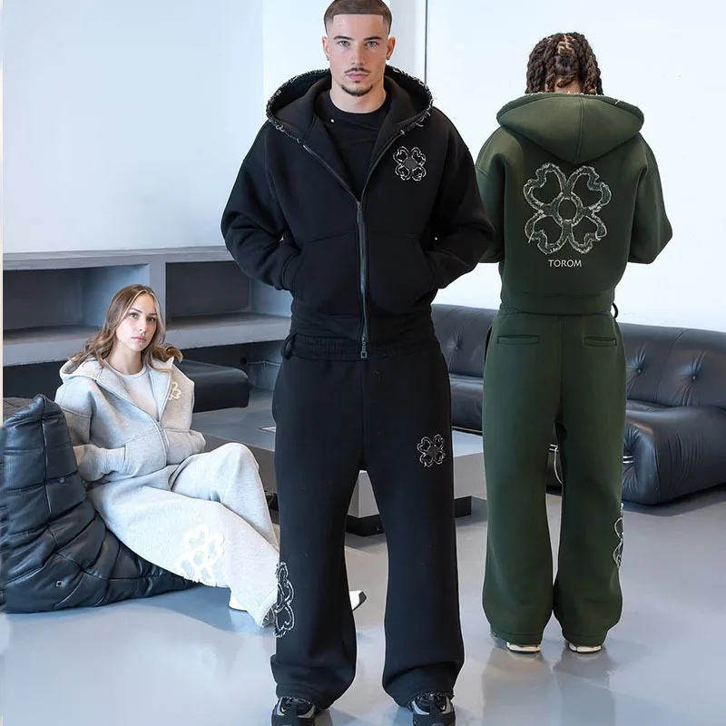 Spring Autumn Oversized 4 Leaf - đánh giá và giá Streetwear Zipper
