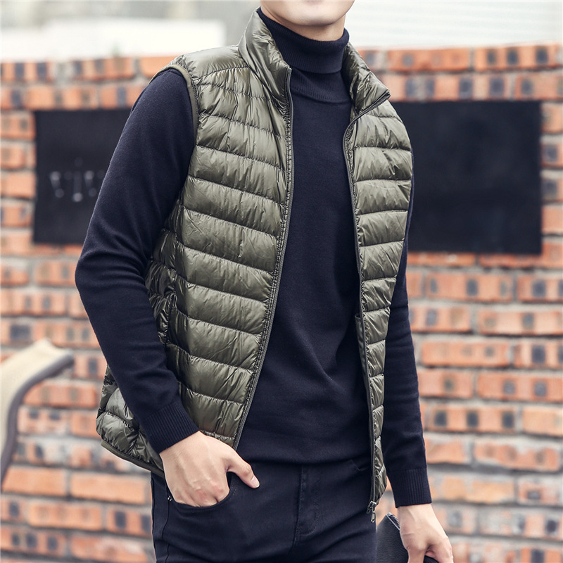 Men's Sleeveless Puffer Jacket - đánh giá và giá Streetwear Brand Jacket