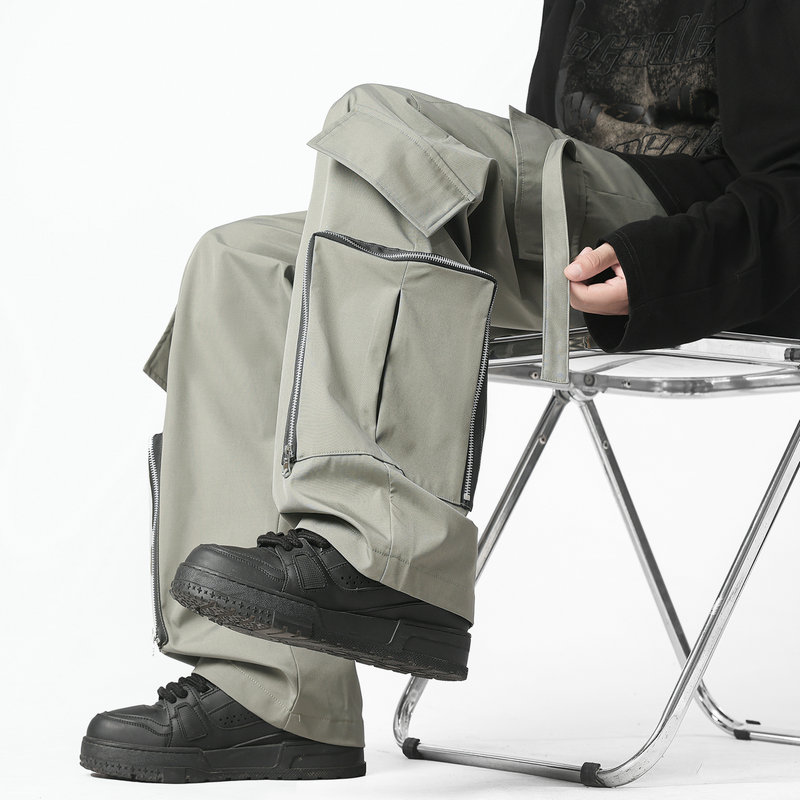 Fashion Men Cargo Pants Loose  - đánh giá và giá Streetwear Brand Pants