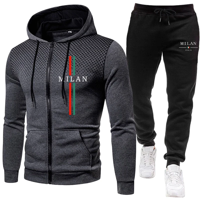 Men's Tracksuit Casual Zipper  - đánh giá và giá Streetwear Zipper