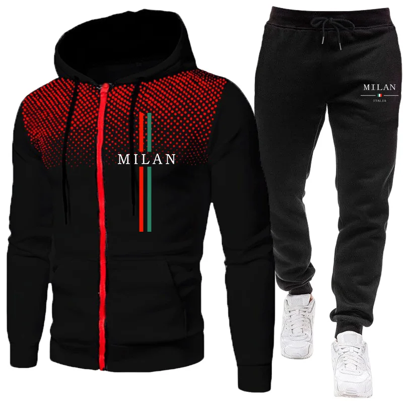 Men's Tracksuit Casual Zipper  - đánh giá và giá Streetwear Zipper