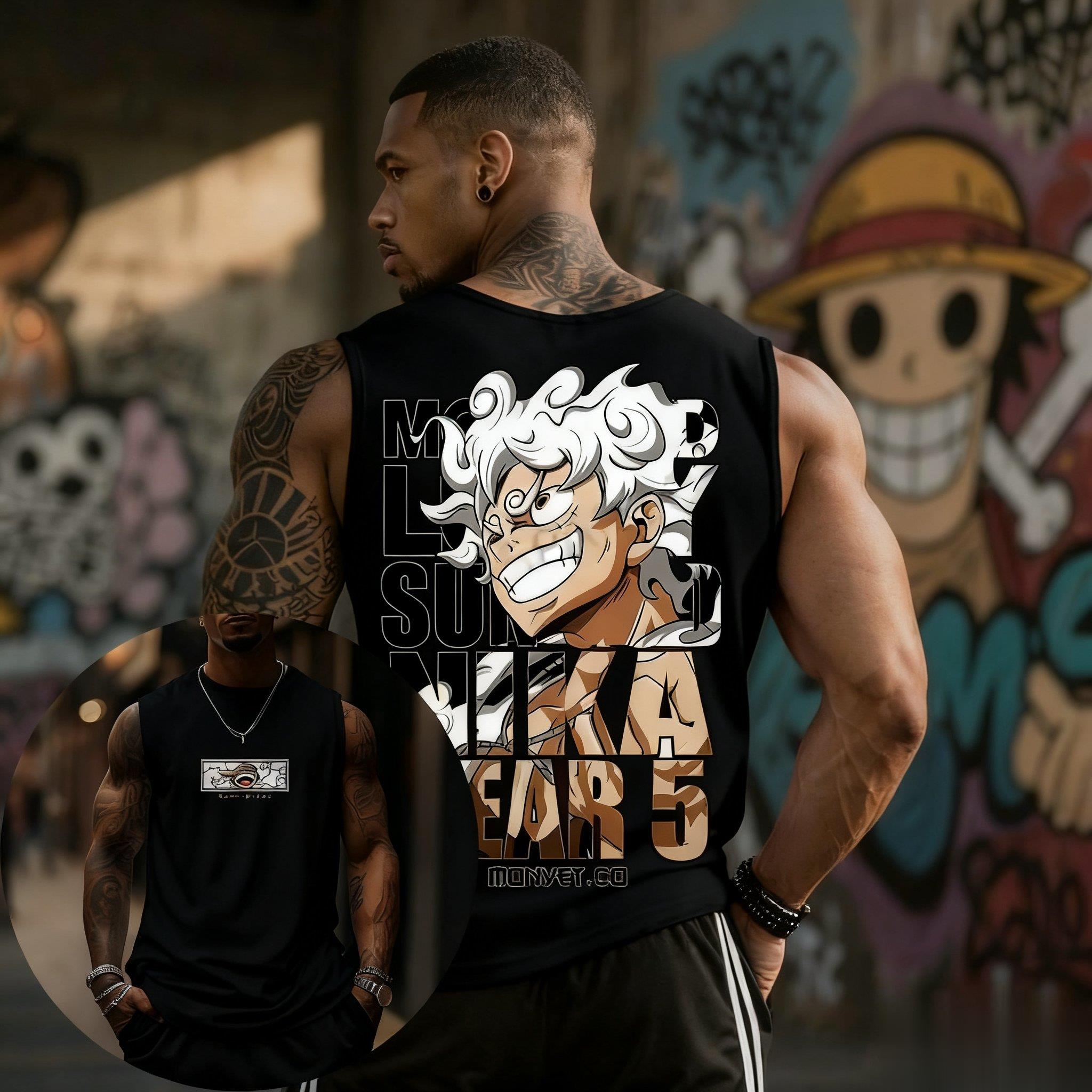 One Piece Luffy Gear 5 Tank To - đánh giá và giá Streetwear Brand Shoes