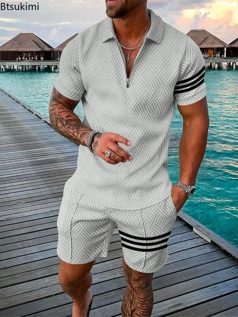 2026 Men's Summer Shorts Sets  - đánh giá và giá Streetwear Zipper